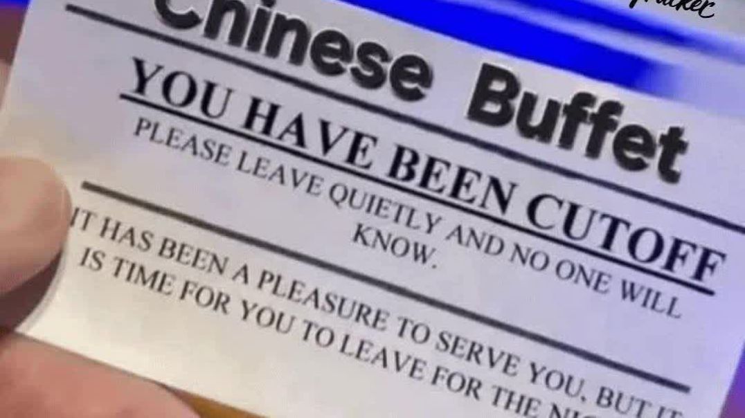 ⁣Chinese Buffet Cut-Off Notice – “Please Leave Quietly” 😂 | Funny Restaurant T-Shirt