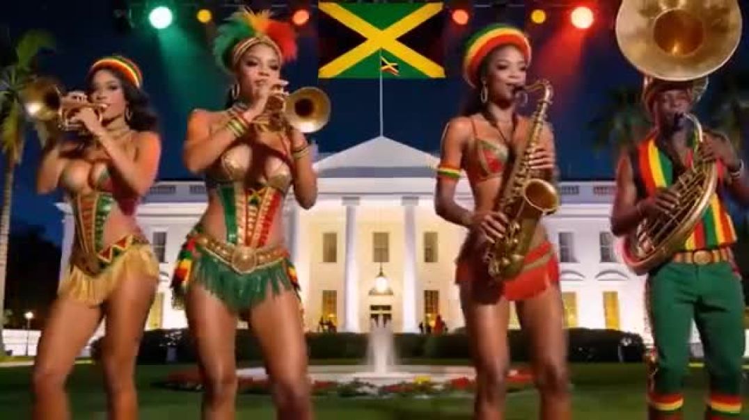 Trump, Gabbard & Hegseth Go Reggae?! 🇺🇸🎸😂 | The White House Band You Never Knew You Needed!