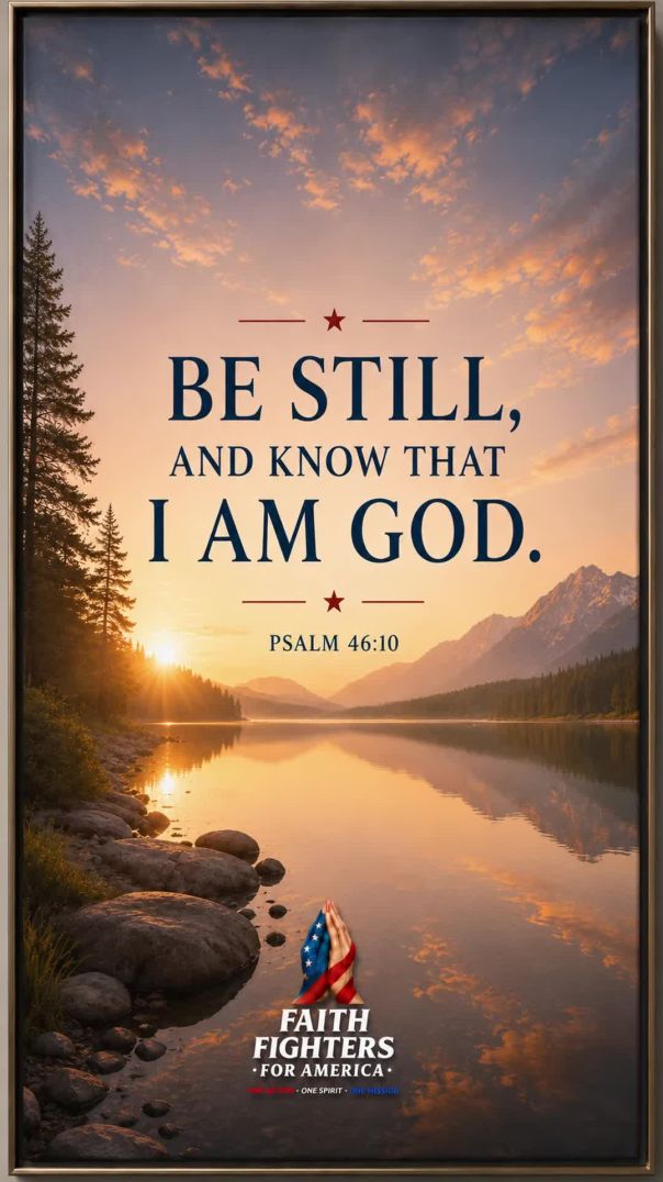 Be Still and Know That I Am God — Psalm 46:10